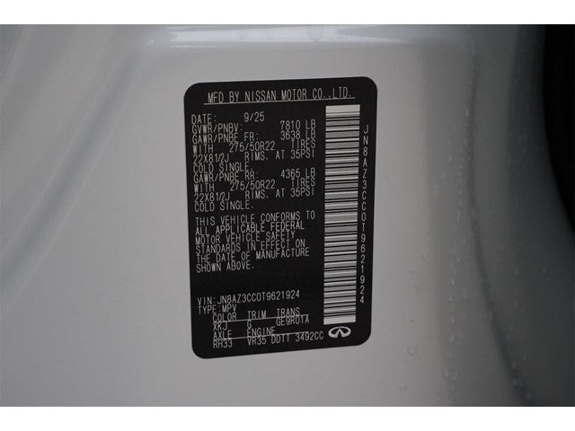 2026 INFINITI QX80 AUTOGRAPH