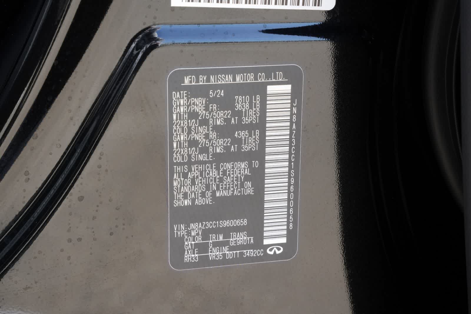 2025 INFINITI QX80 AUTOGRAPH