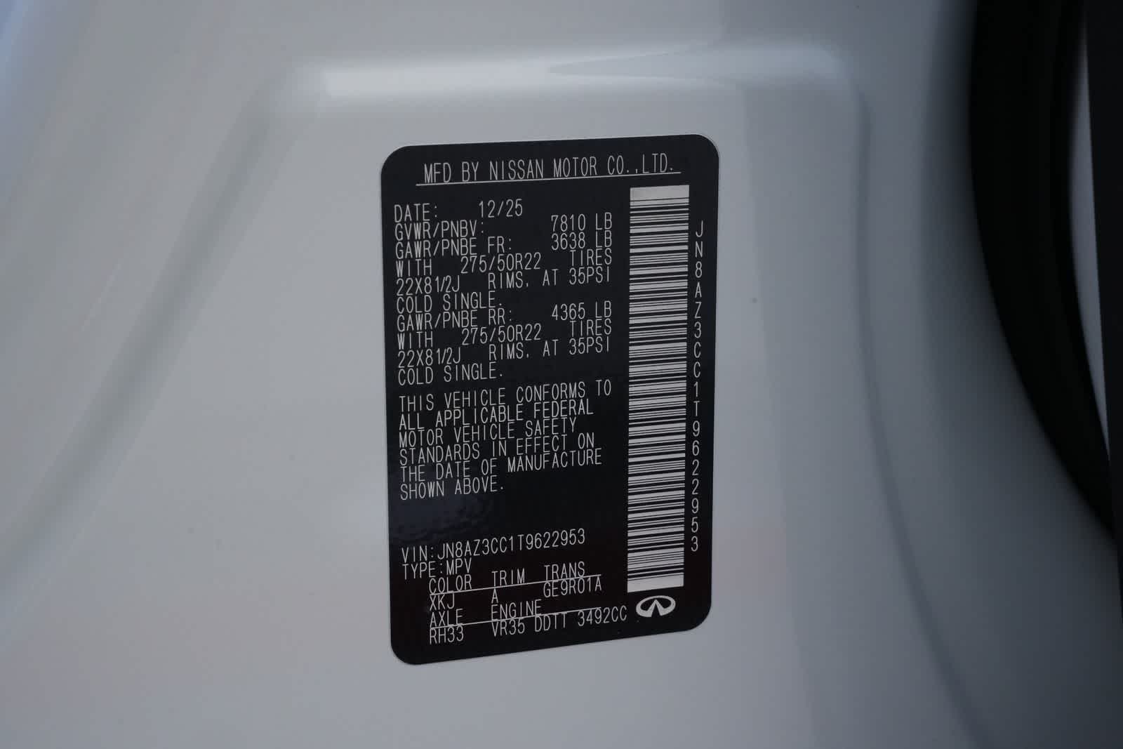 2026 INFINITI QX80 AUTOGRAPH