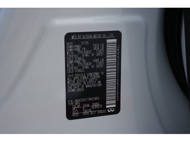 2026 INFINITI QX80 AUTOGRAPH