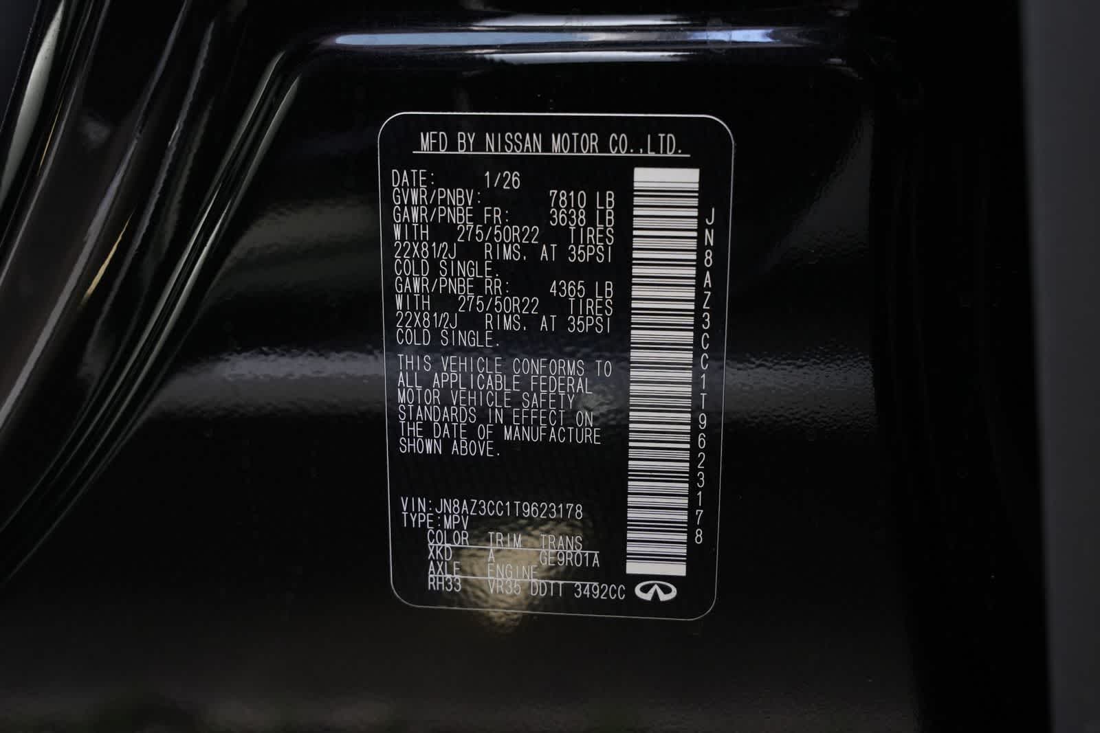 2026 INFINITI QX80 AUTOGRAPH