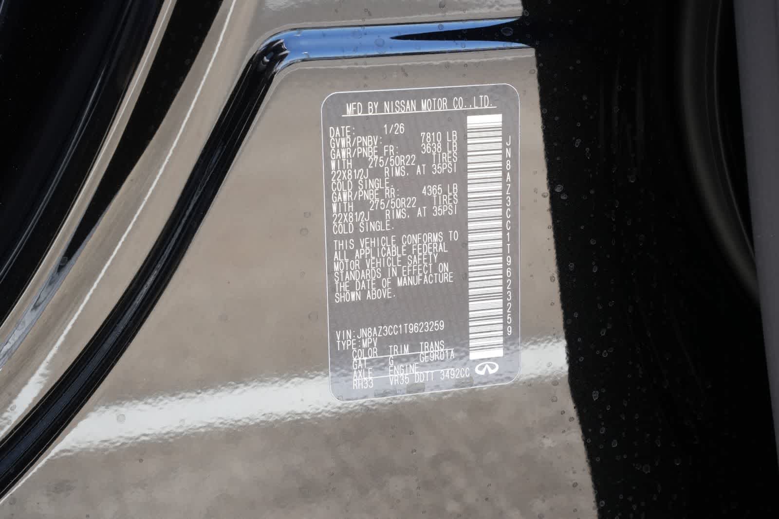 2026 INFINITI QX80 AUTOGRAPH