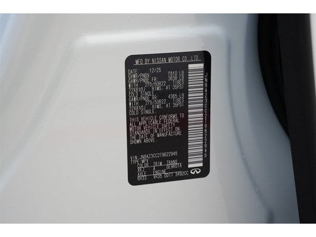 2026 INFINITI QX80 AUTOGRAPH