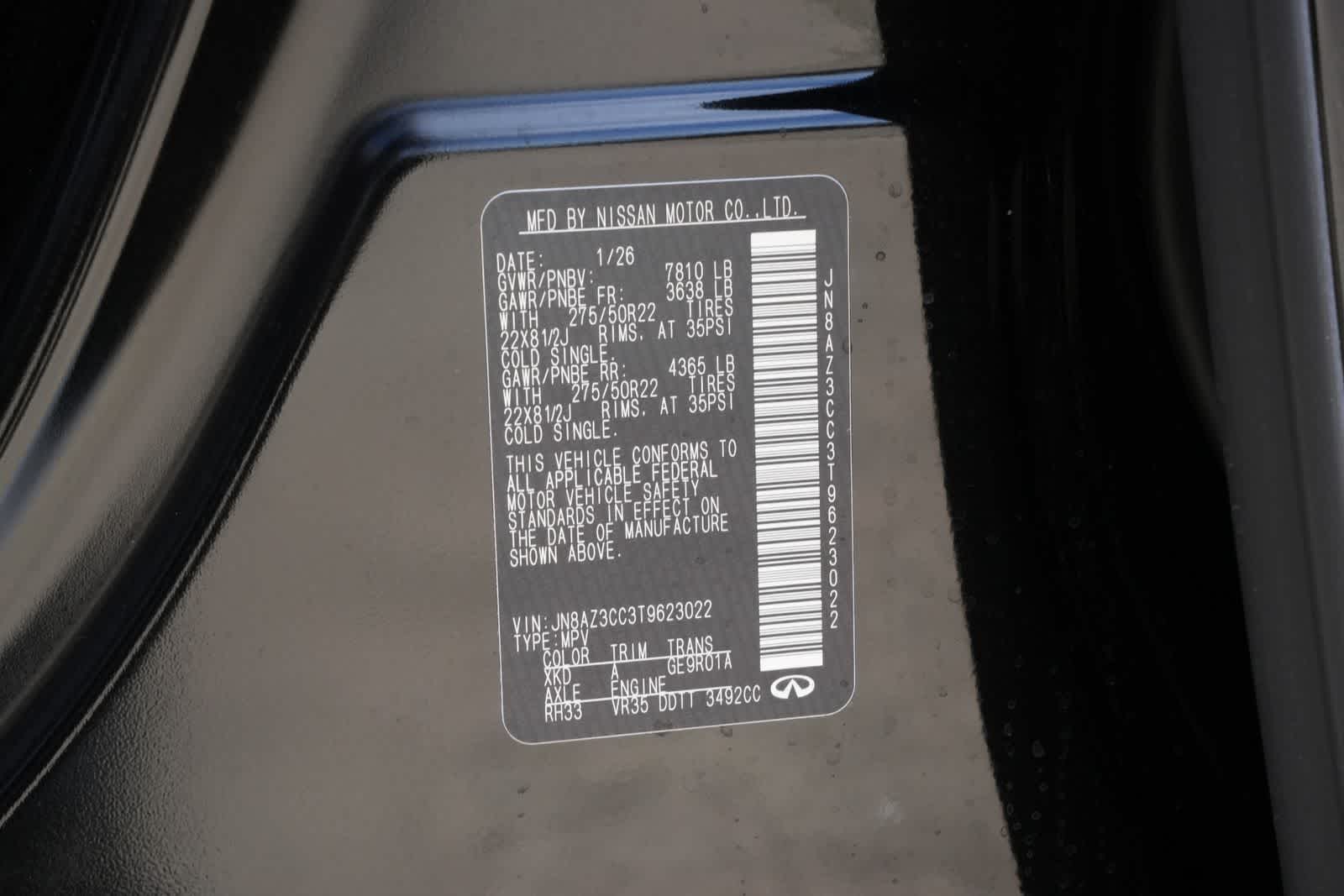 2026 INFINITI QX80 AUTOGRAPH