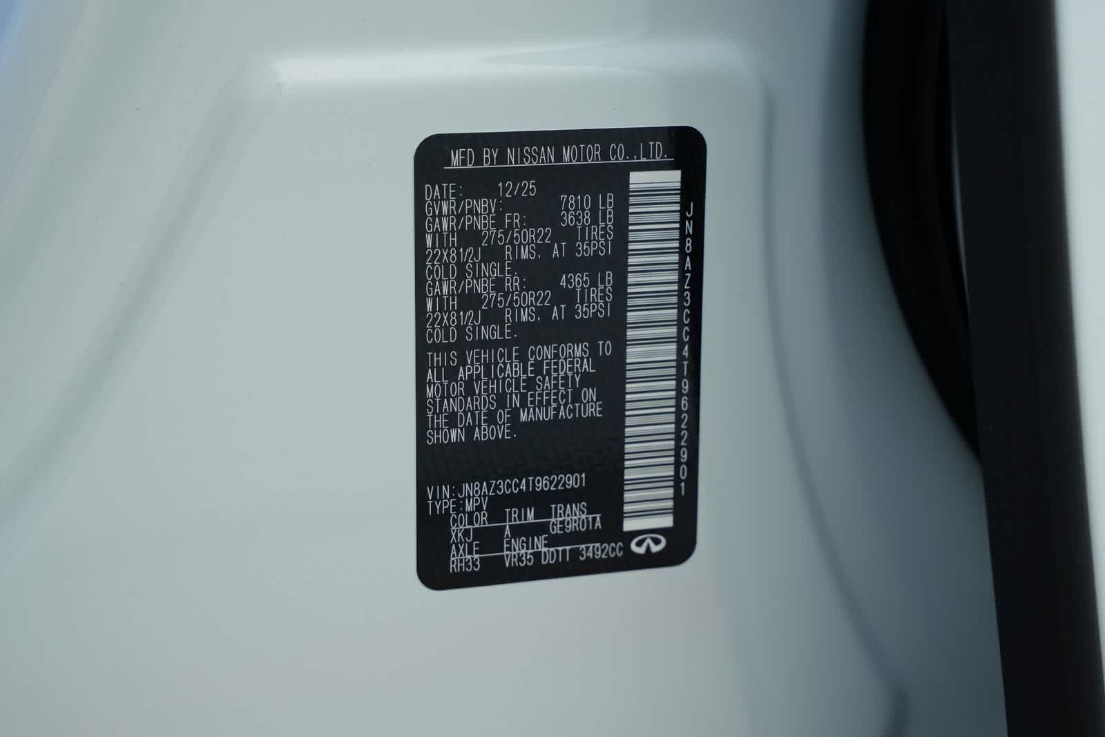 2026 INFINITI QX80 AUTOGRAPH