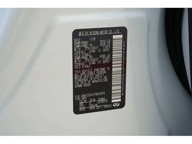 2026 INFINITI QX80 AUTOGRAPH