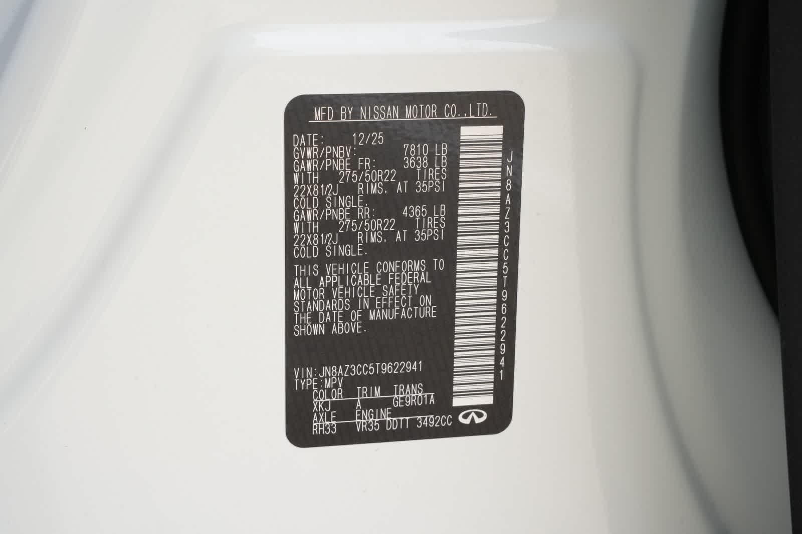 2026 INFINITI QX80 AUTOGRAPH