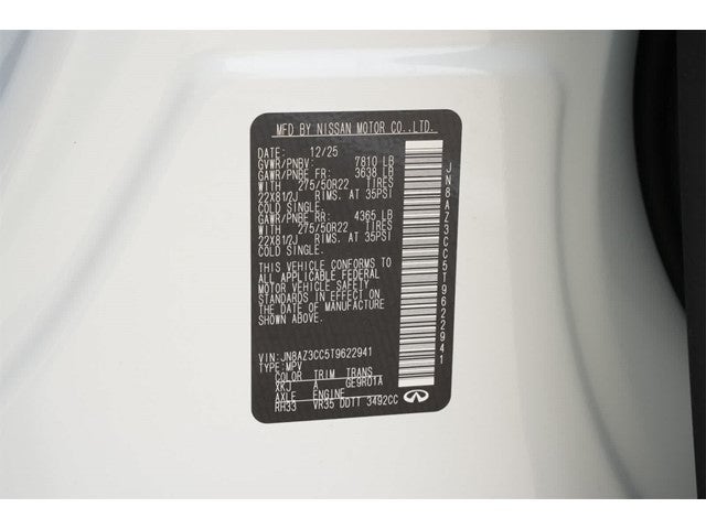 2026 INFINITI QX80 AUTOGRAPH