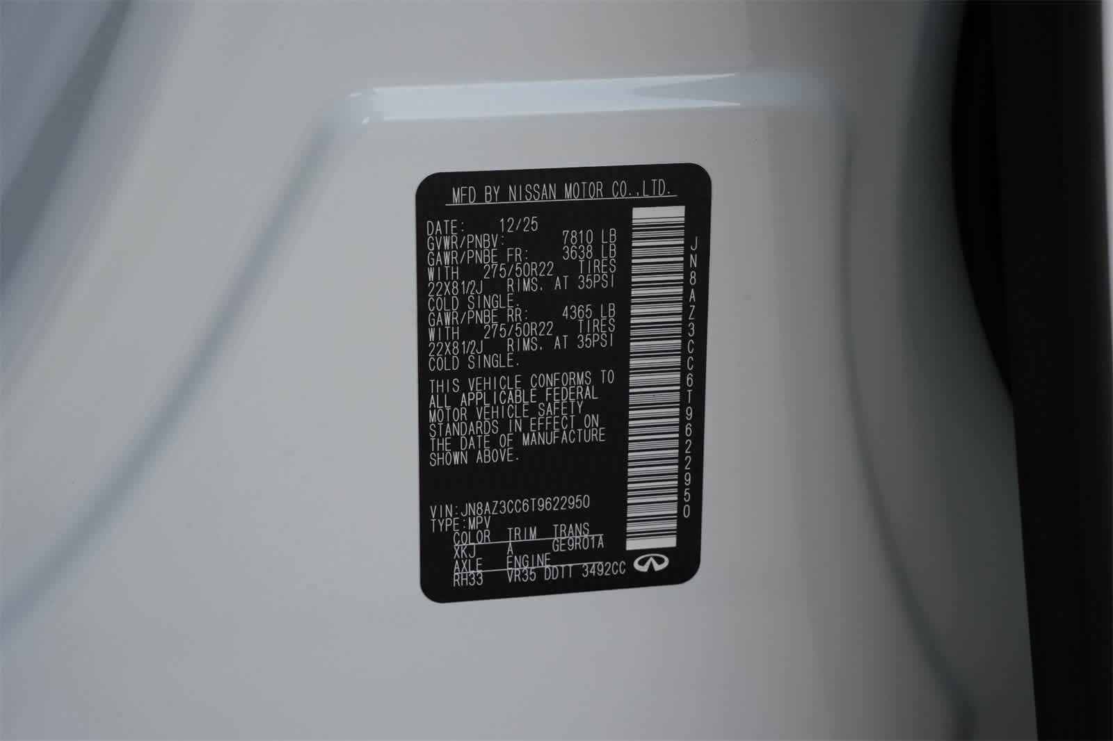 2026 INFINITI QX80 AUTOGRAPH