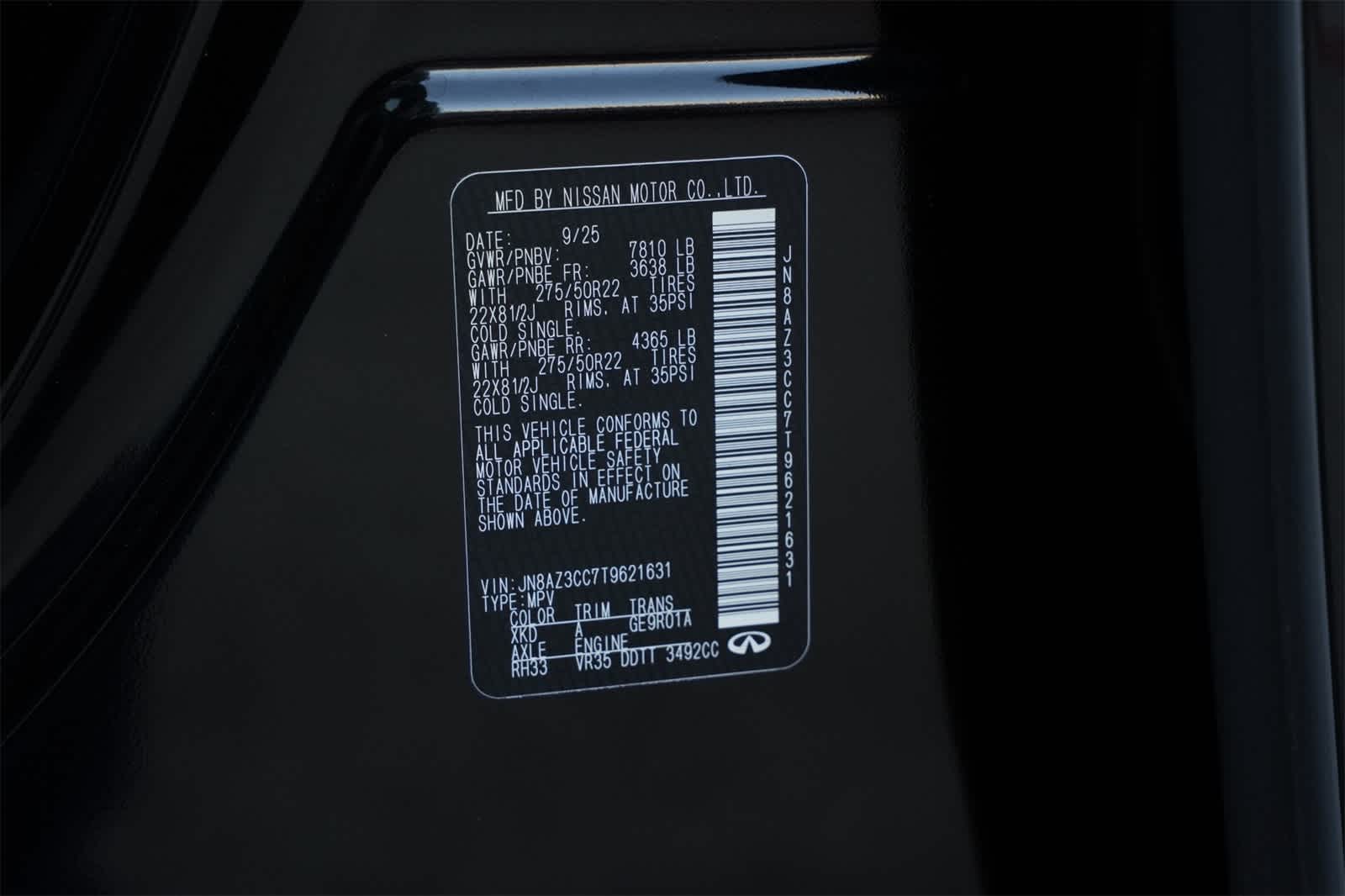 2026 INFINITI QX80 AUTOGRAPH