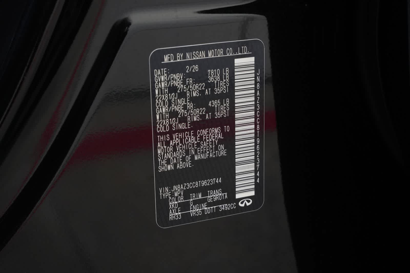 2026 INFINITI QX80 AUTOGRAPH