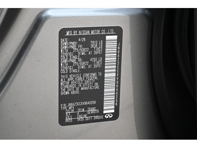 2027 INFINITI QX80 AUTOGRAPH