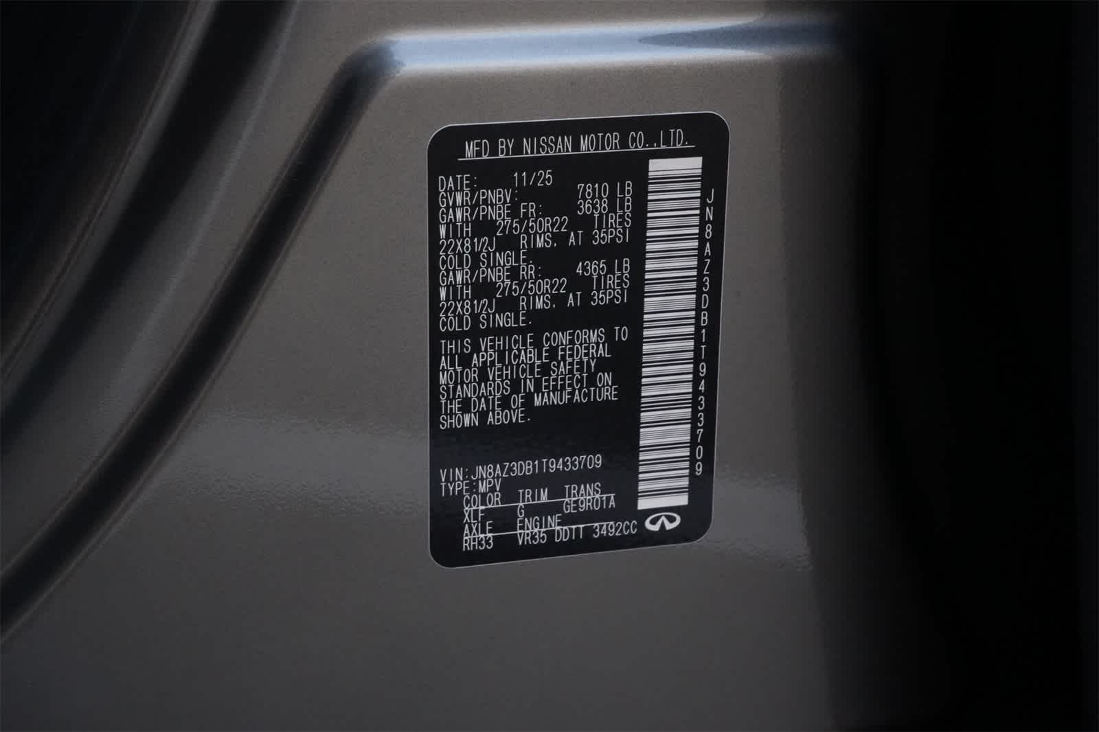 2026 INFINITI QX80 SPORT