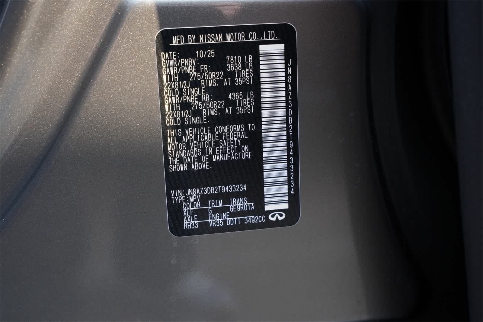 2026 INFINITI QX80 SPORT