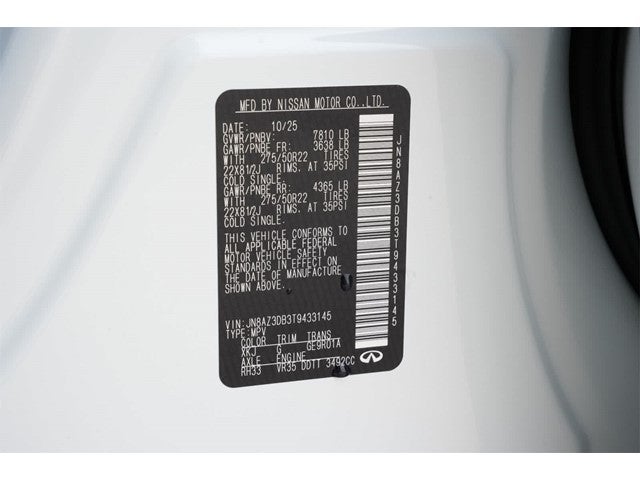 2026 INFINITI QX80 SPORT