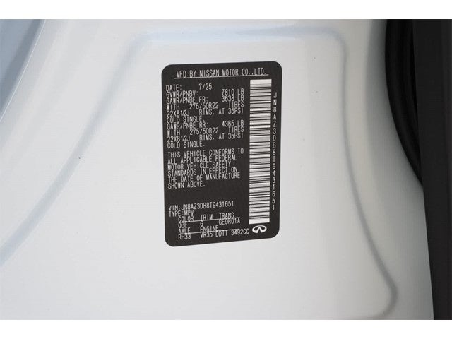 2026 INFINITI QX80 SPORT