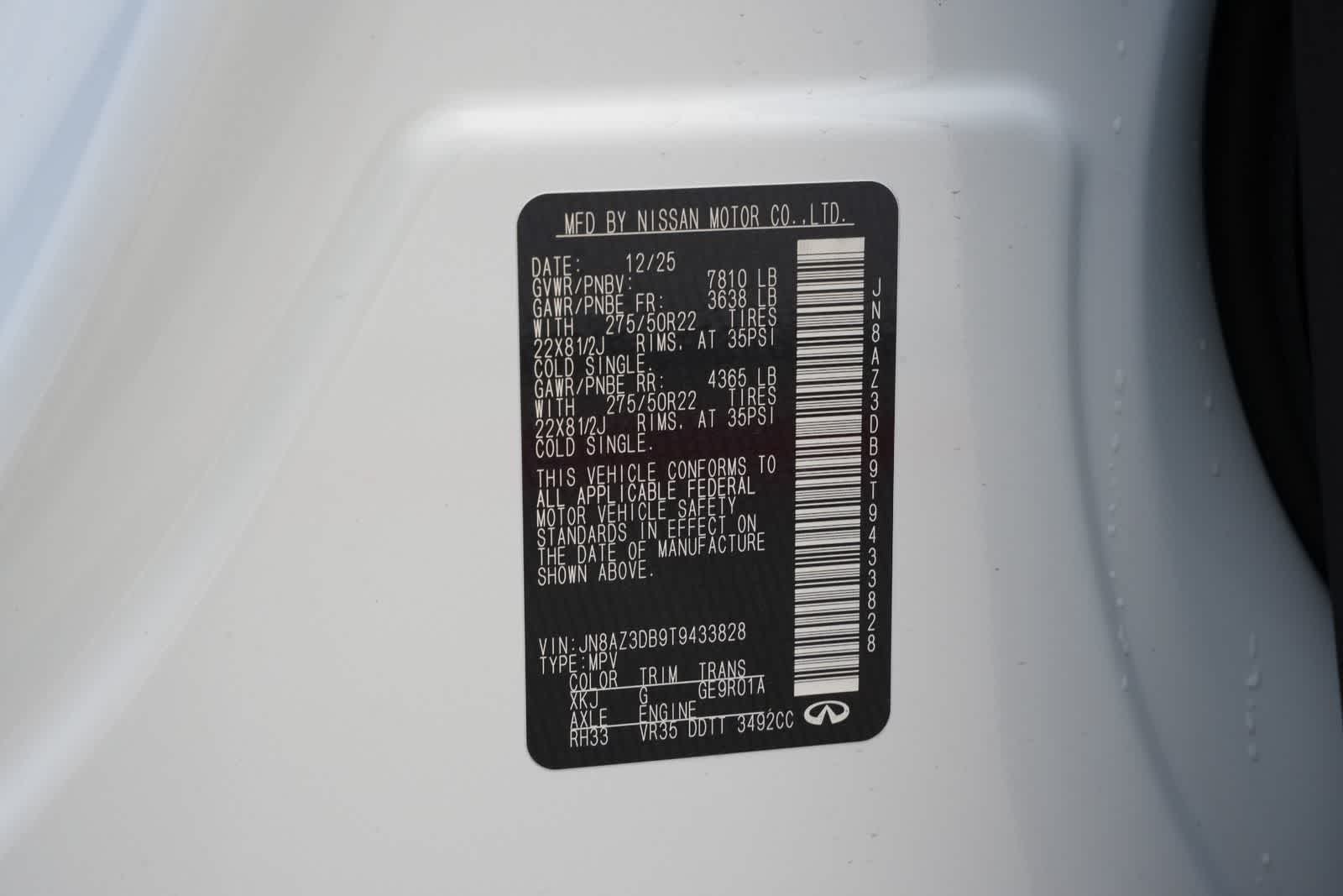 2026 INFINITI QX80 SPORT