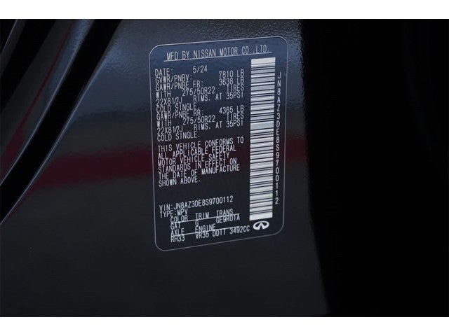 2025 INFINITI QX80 Sensory 4WD