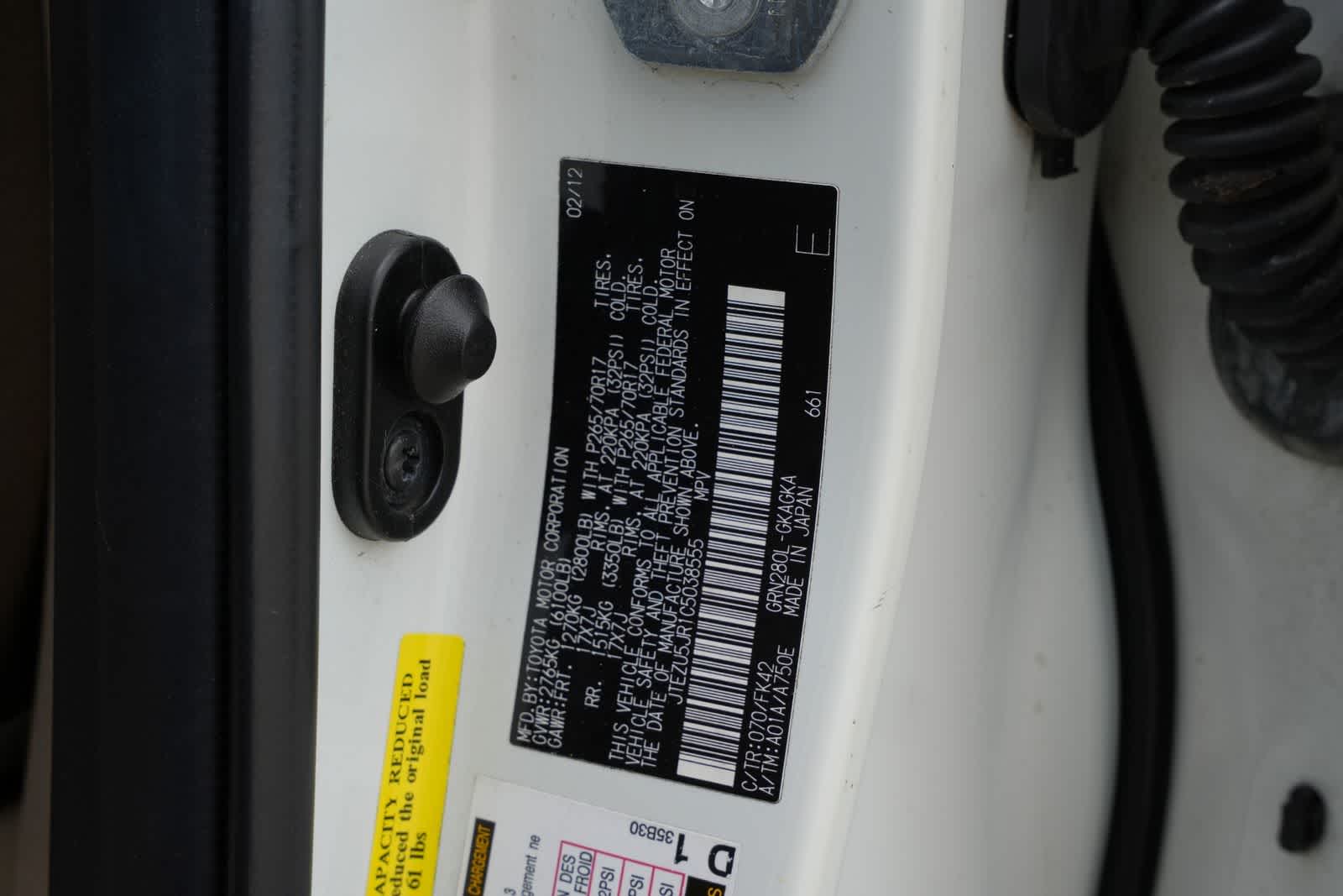 2012 Toyota 4Runner SR5