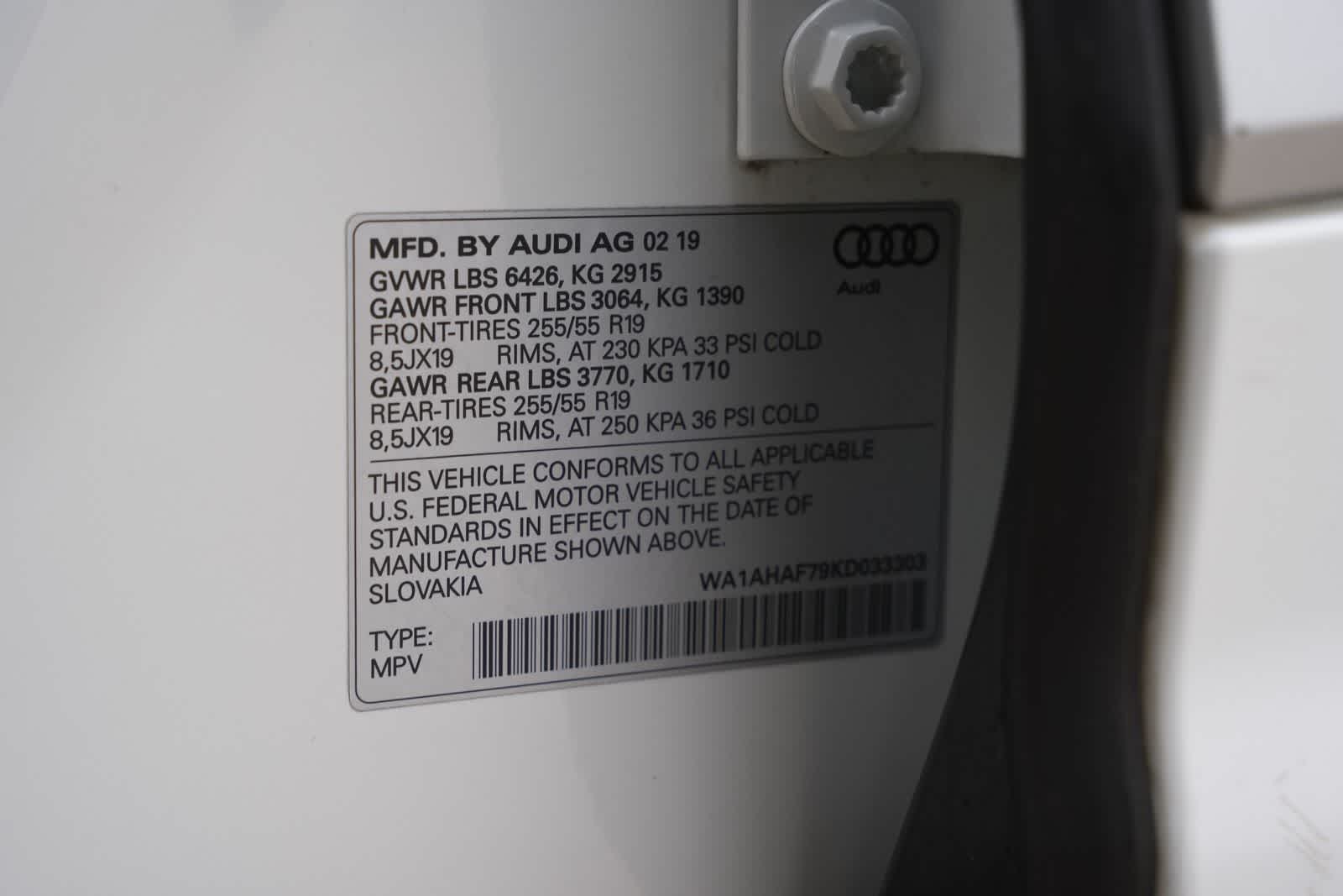 2019 Audi Q7 Premium