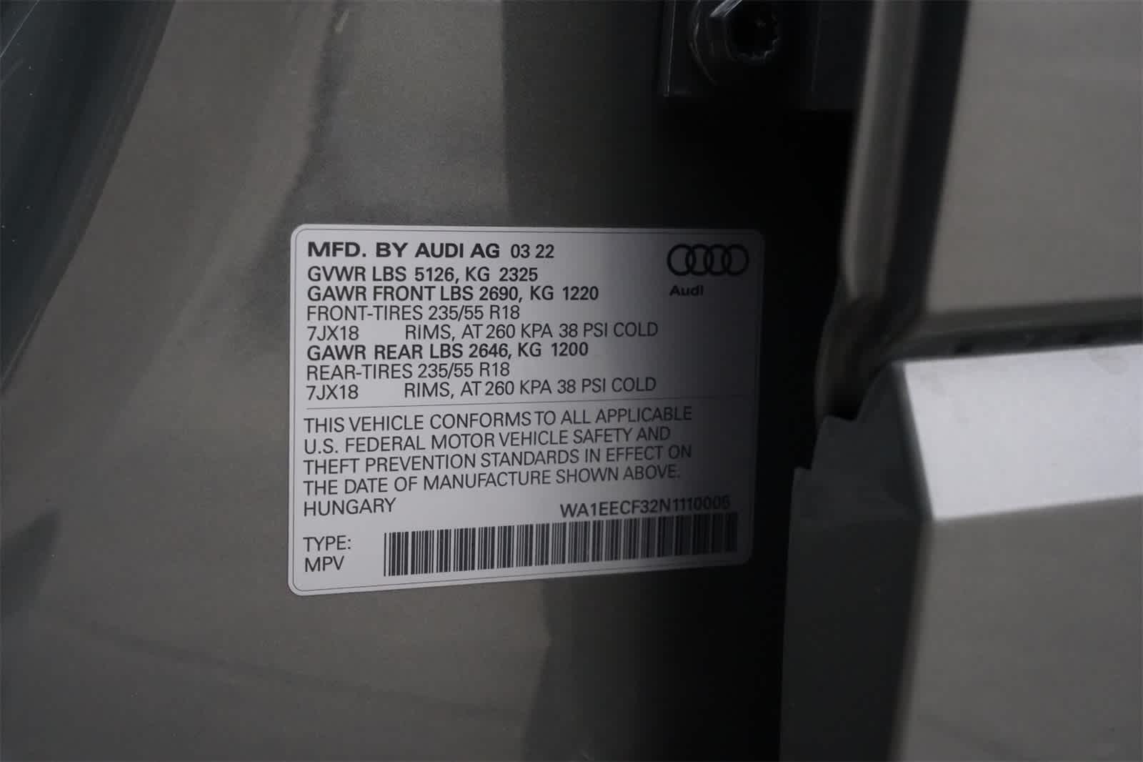 2022 Audi Q3 S line Premium Plus