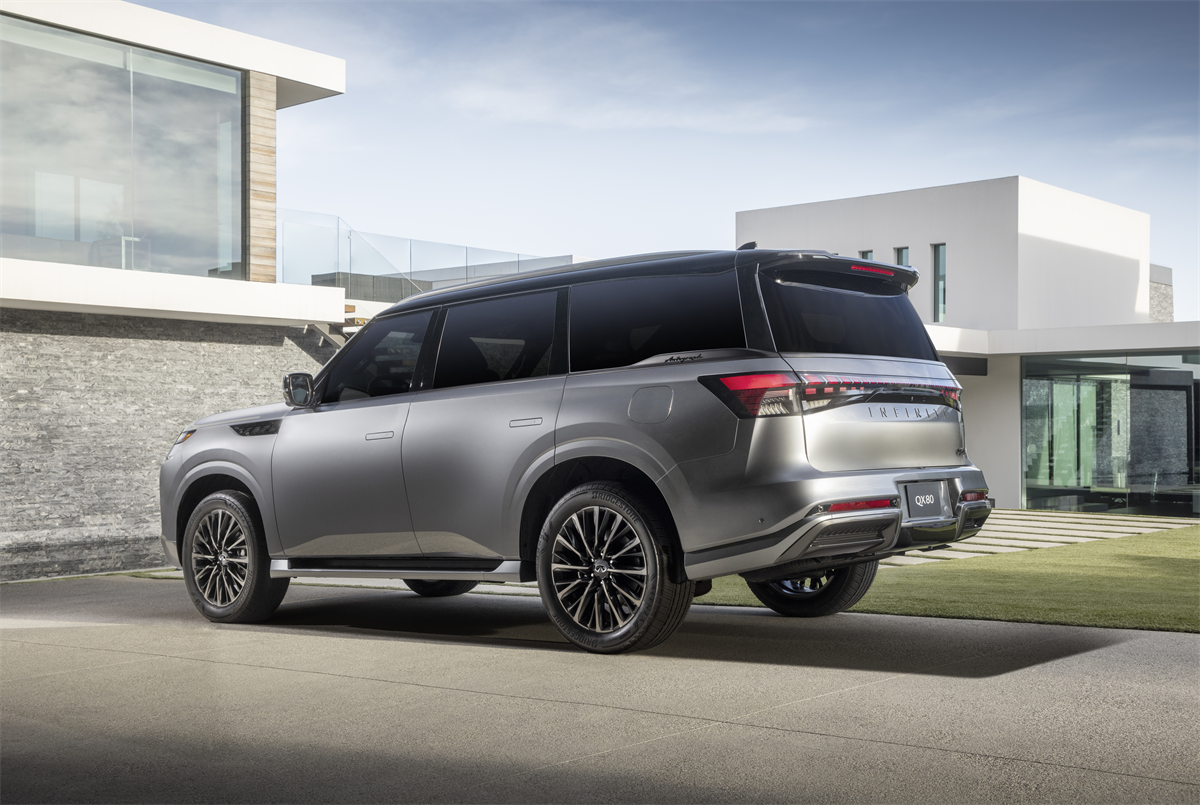 Exterior of a 2026 INFINITI QX80