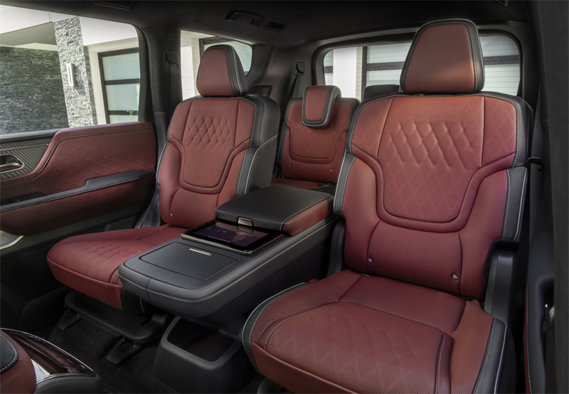 Interior of the 2027 INFINITI QX80