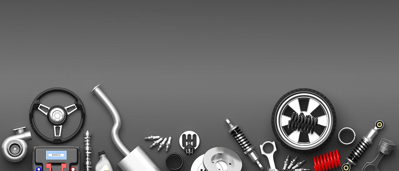 An assortment of parts covered by INFINITI warranty