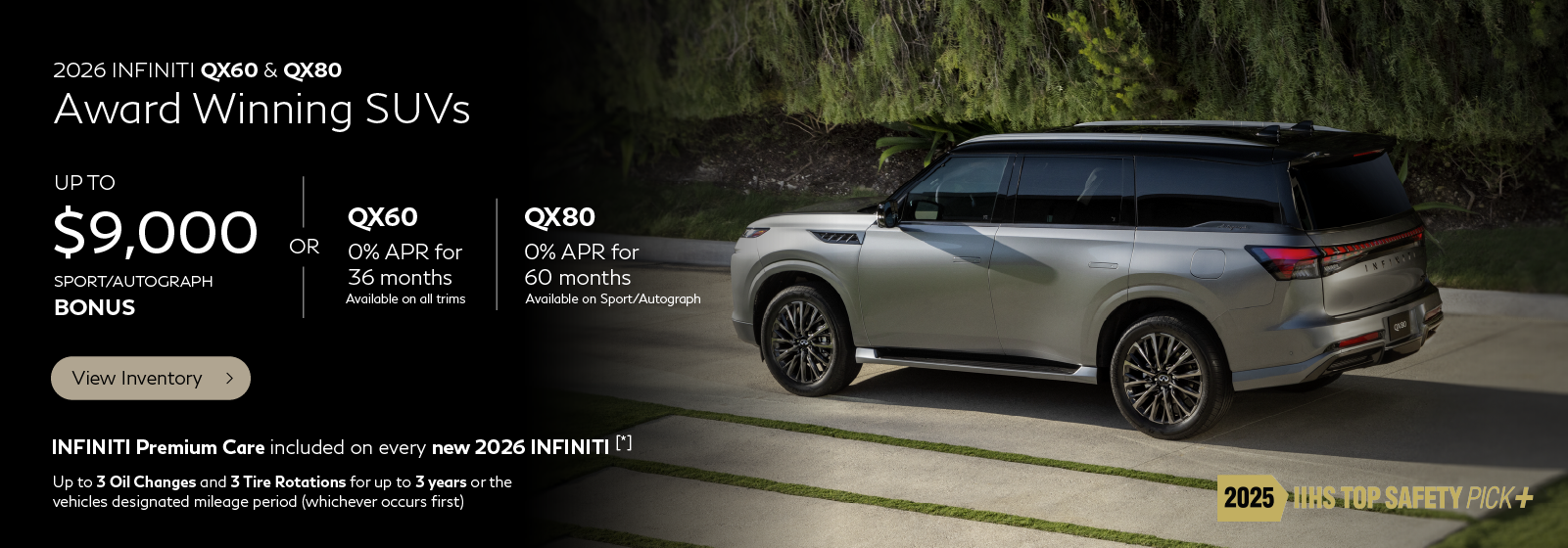 SD 2026 QX60 and QX80 APR Mar